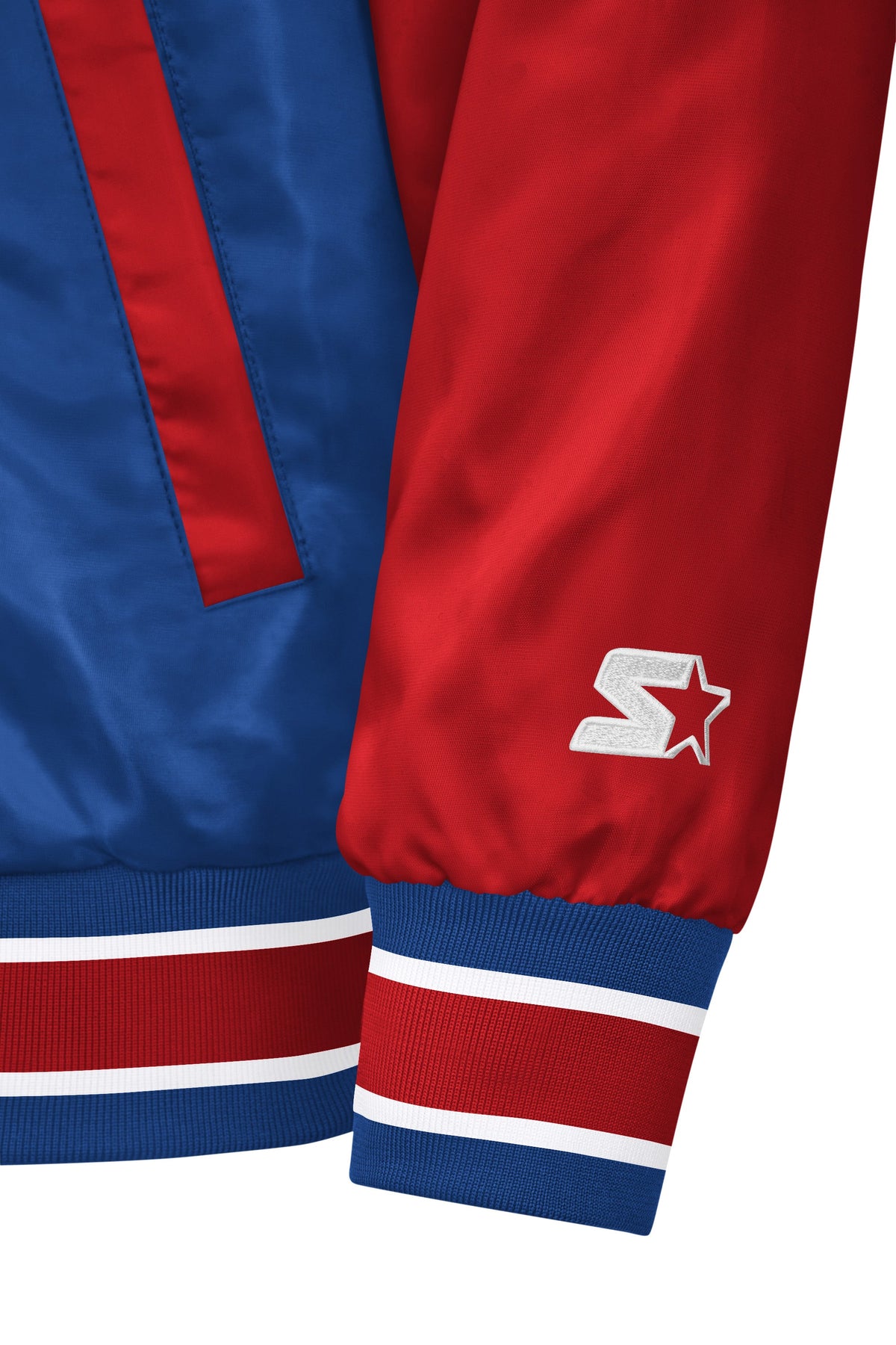 Starter Hot Sale | MENS DETROIT PISTONS SATIN VARSITY JACKET
