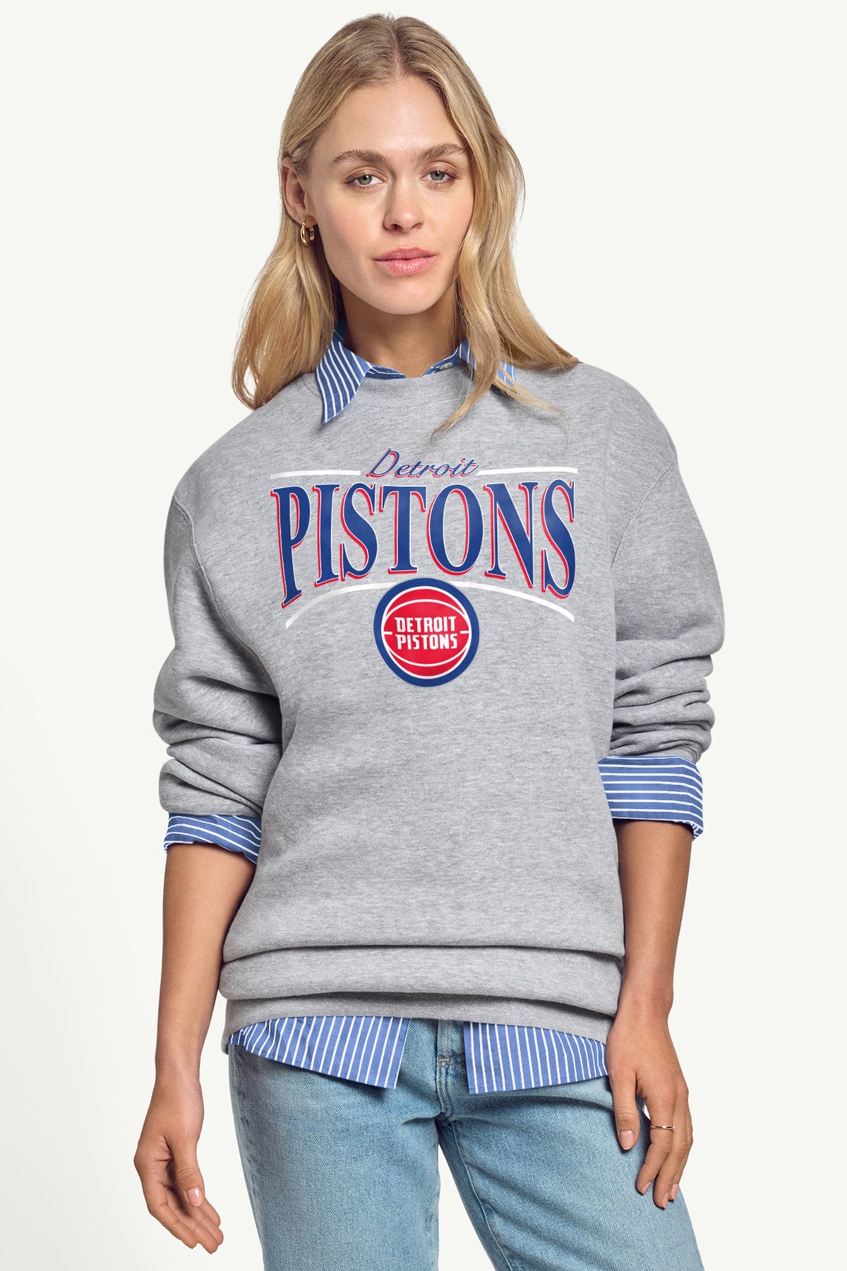 Starter Top Pick | WOMENS DETROIT PISTONS ARCH SWEATSHIRT