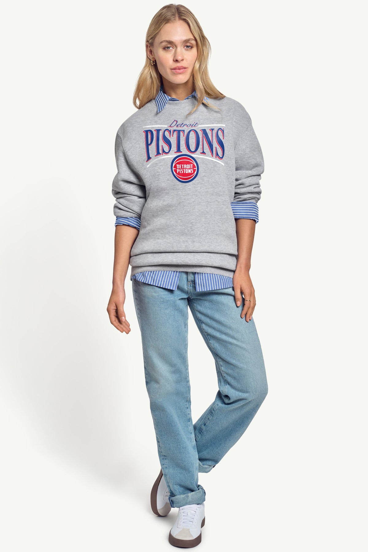 Starter Top Pick | WOMENS DETROIT PISTONS ARCH SWEATSHIRT