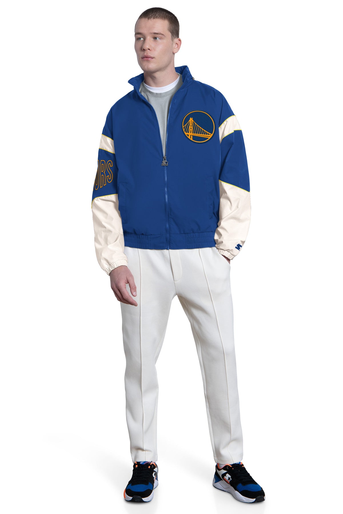 Starter Best Seller | MENS GOLDEN STATE WARRIORS THE GUST FULL ZIP JACKET