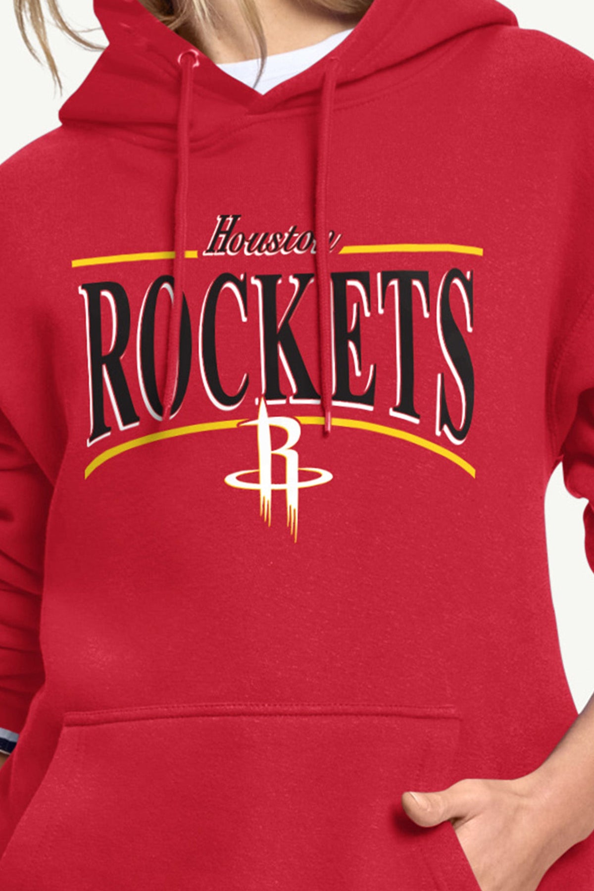 Starter Value | WOMENS HOUSTON ROCKETS ARCH STRIPE HOODIE