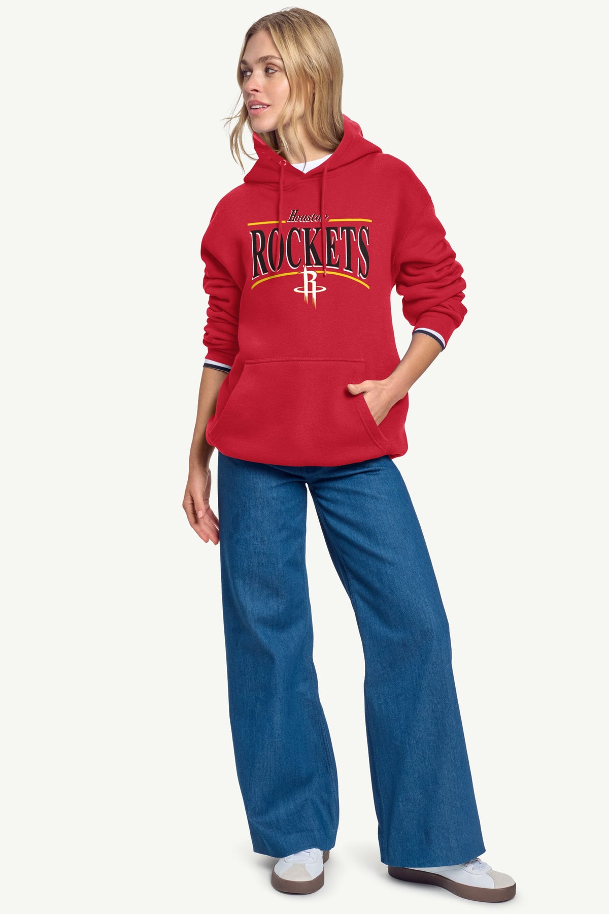 Starter Value | WOMENS HOUSTON ROCKETS ARCH STRIPE HOODIE