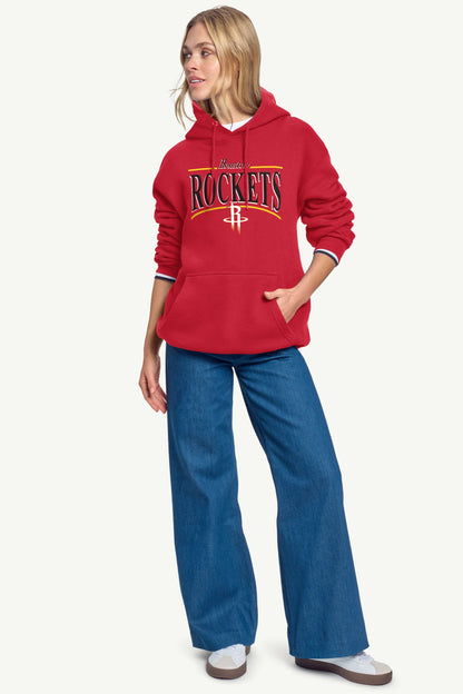 Starter Value | WOMENS HOUSTON ROCKETS ARCH STRIPE HOODIE