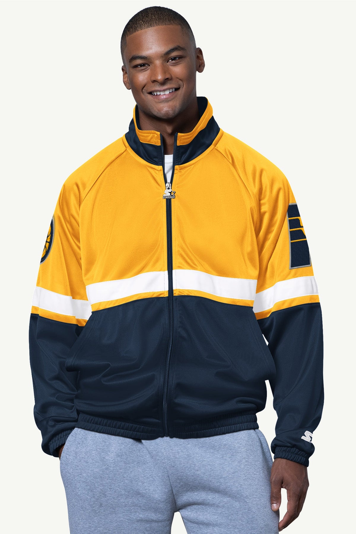 Starter Best Price | MENS INDIANA PACERS VETERAN TRACK JACKET