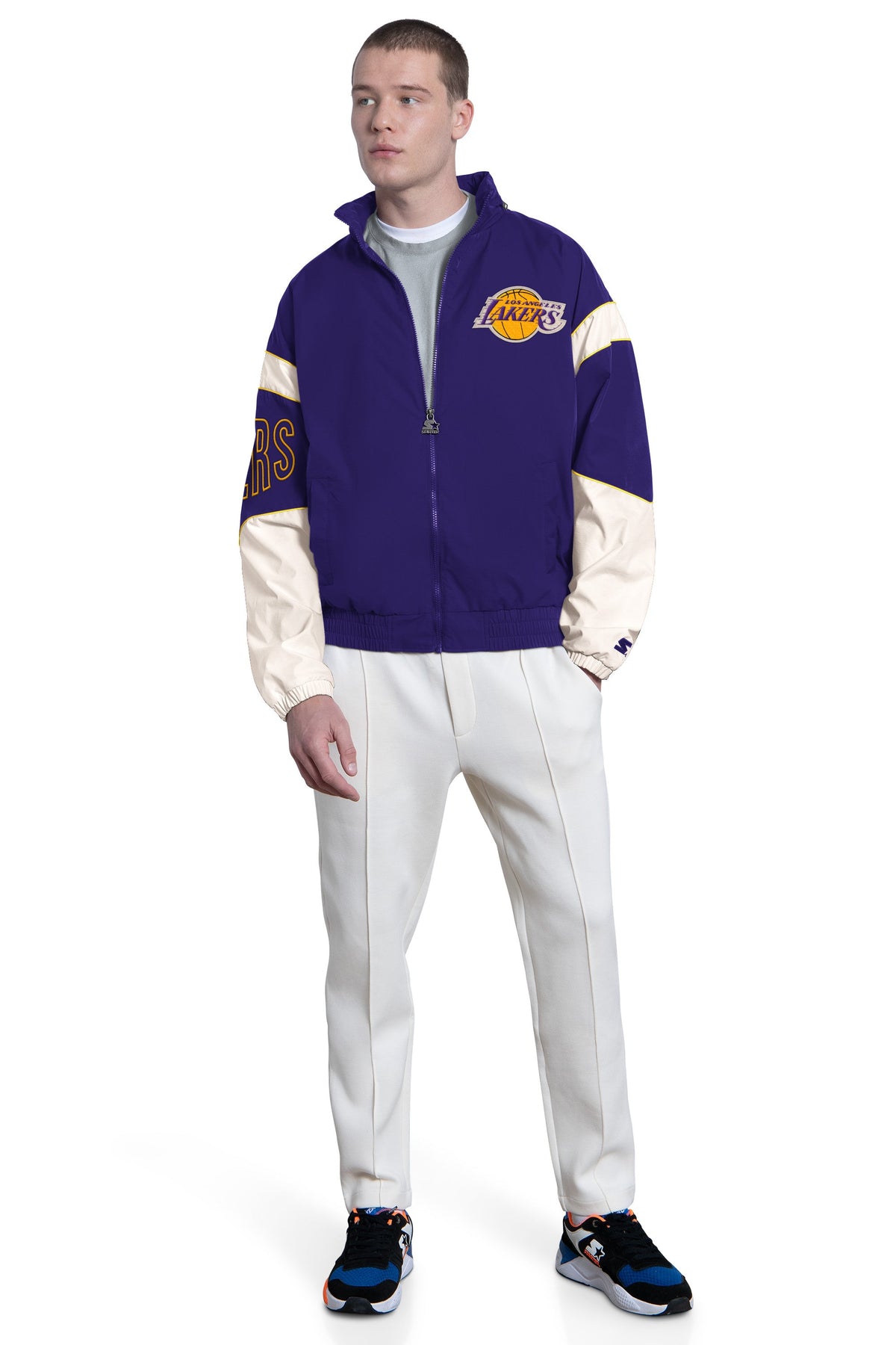 Starter Customer Favorite | MENS LA LAKERS THE GUST FULL ZIP JACKET