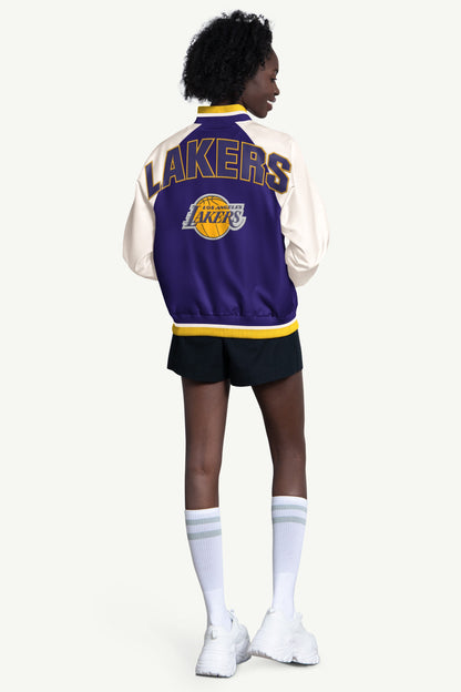 Starter Premium | WOMENS LA LAKERS LAKERS BLITZ VARSITY JACKET