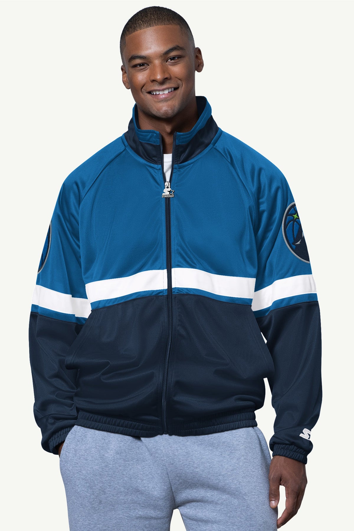Starter Sale | MENS MINNESOTA TIMBERWOLVES VETERAN TRACK JACKET
