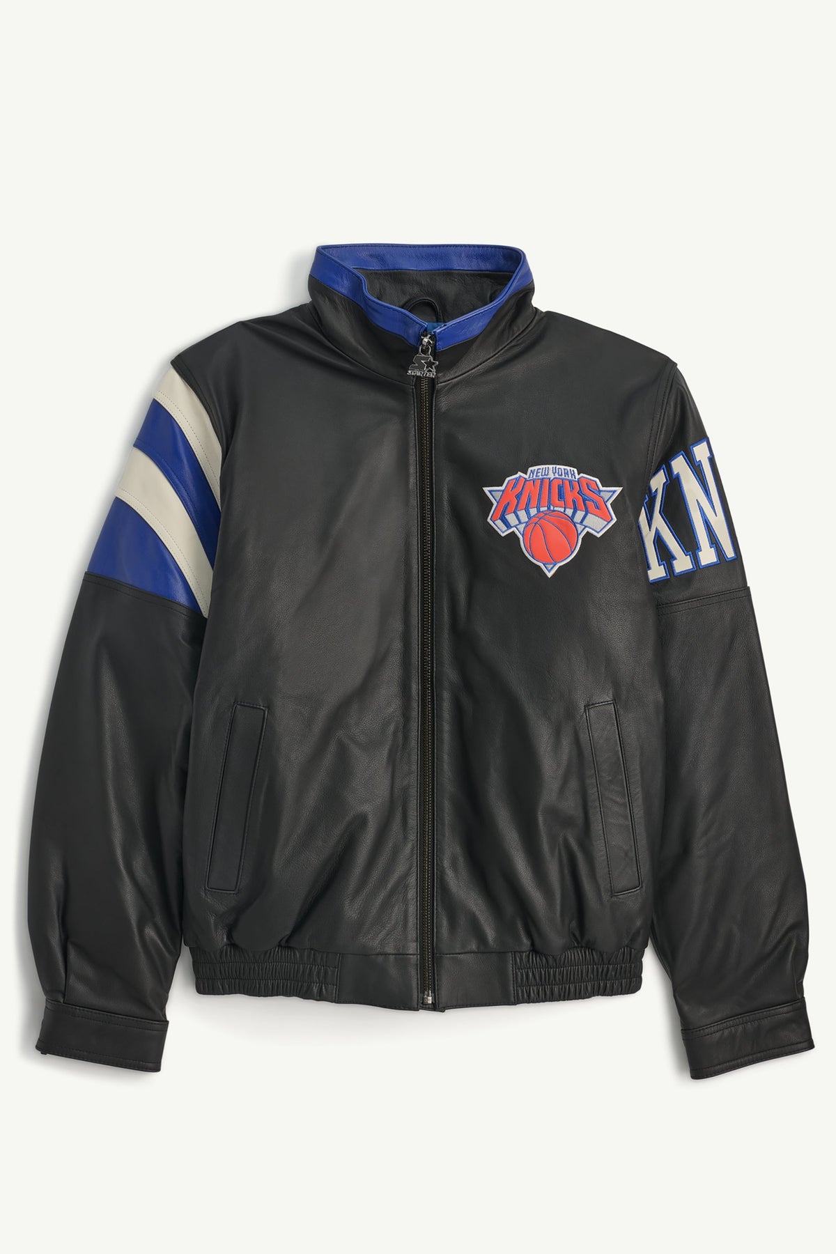 Starter Everyday | MENS NEW YORK KNICKS RETRO FULL ZIP LEATHER JACKET