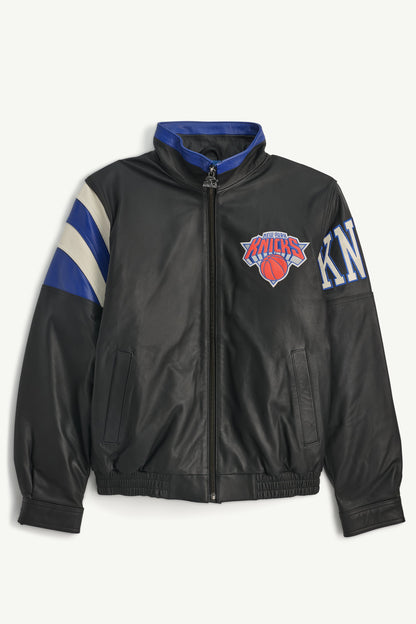 Starter Everyday | MENS NEW YORK KNICKS RETRO FULL ZIP LEATHER JACKET