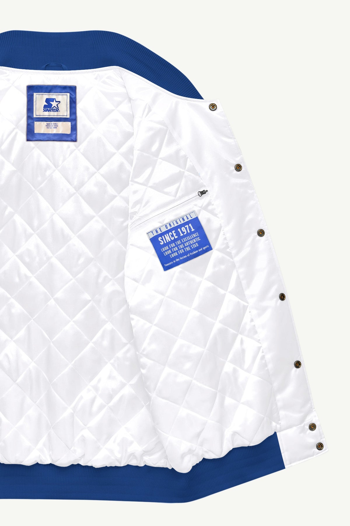 Starter Sale | MENS NEW YORK KNICKS TRIPLE OPTION SATIN VARSITY JACKET