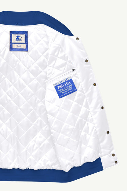 Starter Sale | MENS NEW YORK KNICKS TRIPLE OPTION SATIN VARSITY JACKET