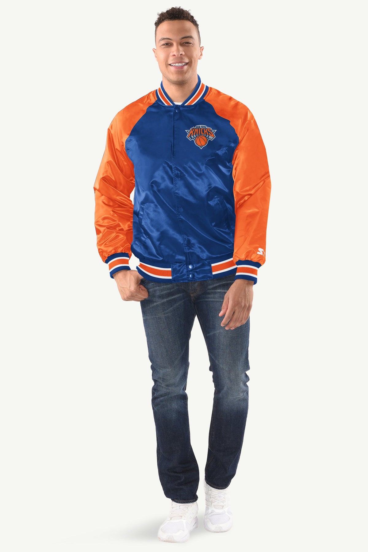 Starter Great Value | MENS NEW YORK KNICKS INDUCTEE SATIN VARSITY JACKET