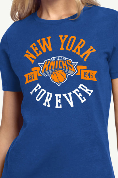 Starter Popular | WOMENS NEW YORK KNICKS FOREVER SHORT SLEEVE T SHIRT