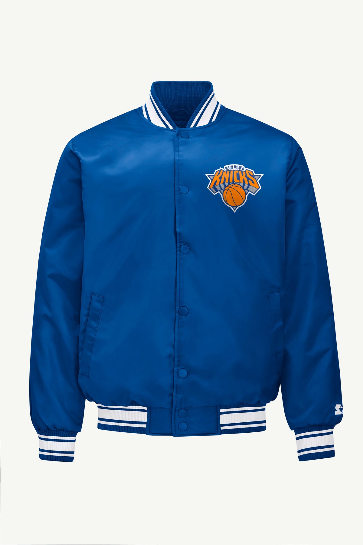 Starter Everyday | MENS NEW YORK KNICKS PRINTED GRAPHIC SATIN VARSITY JACKET