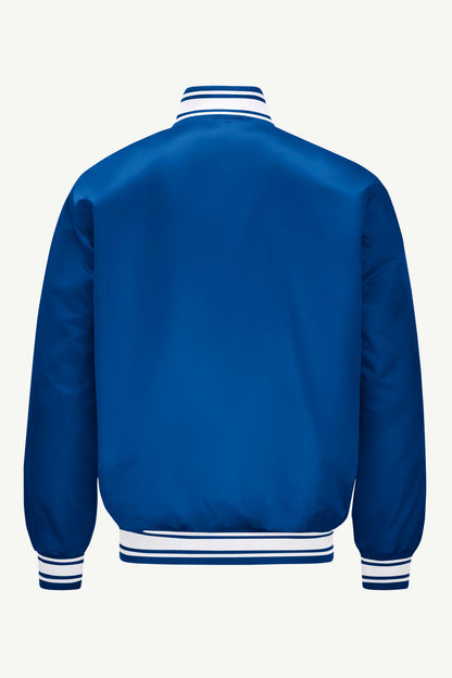 Starter Everyday | MENS NEW YORK KNICKS PRINTED GRAPHIC SATIN VARSITY JACKET