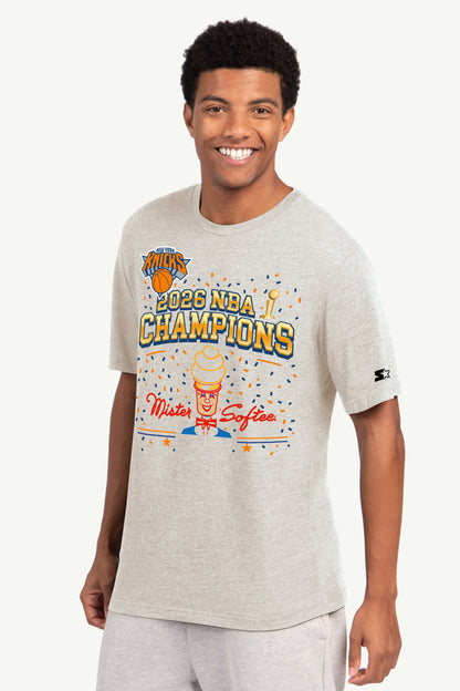 Starter Hot Sale | MENS NEW YORK KNICKS X MISTER SOFTEE CHAMPIONS T SHIRT