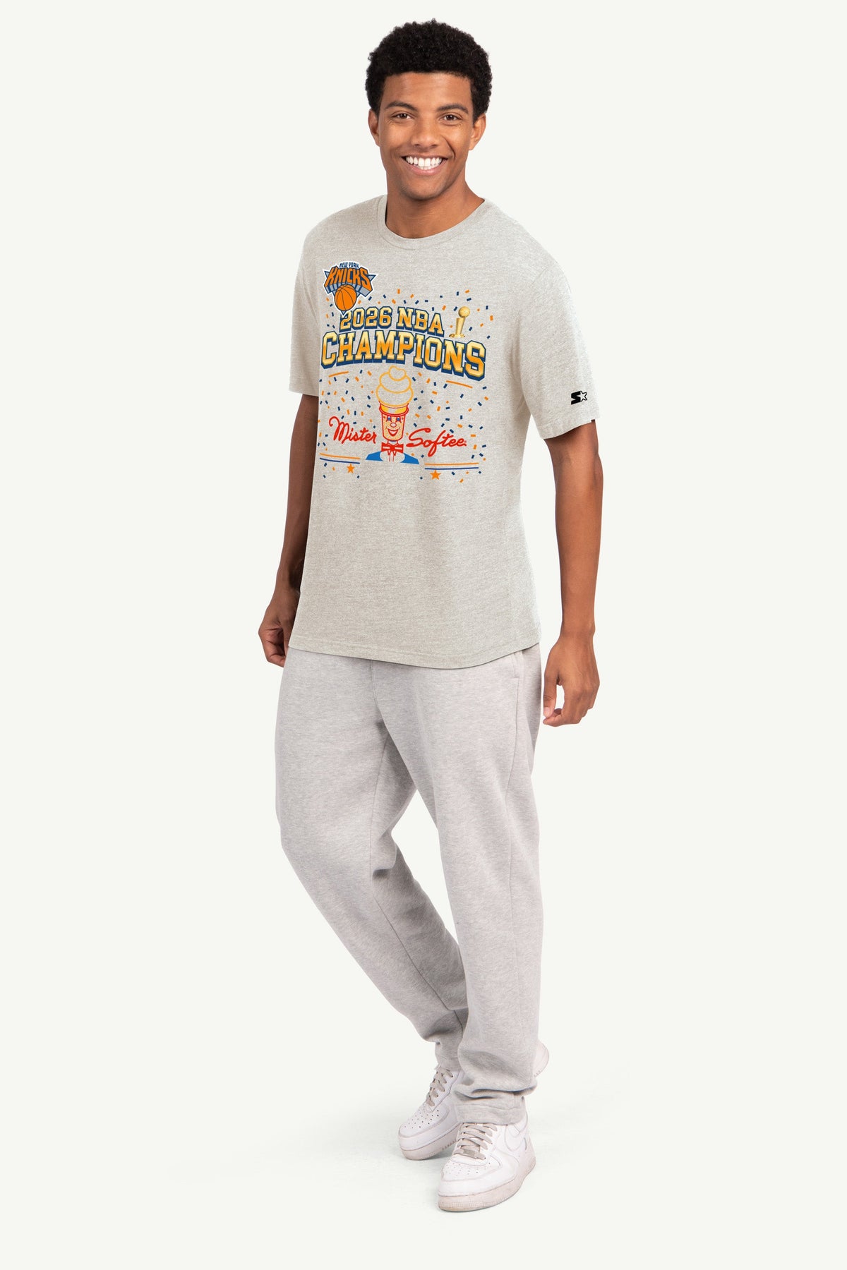 Starter Hot Sale | MENS NEW YORK KNICKS X MISTER SOFTEE CHAMPIONS T SHIRT