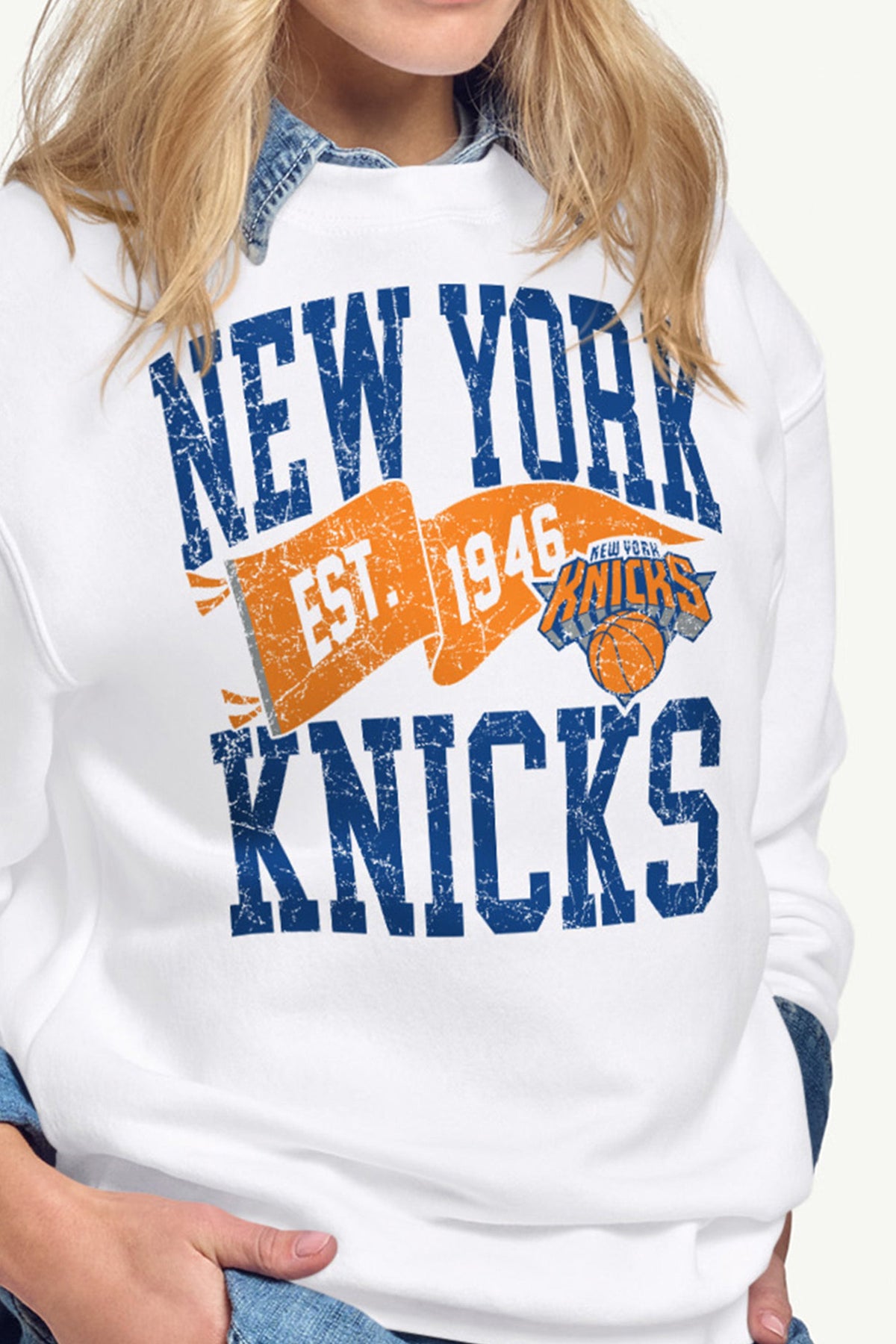 Starter Special Offer | STARTER NEW YORK KNICKS PENNANT SWEATSHIRT