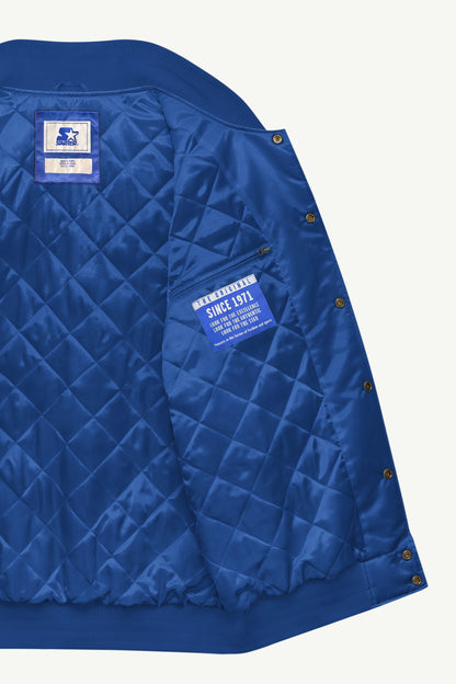 Starter Value | MENS NEW YORK KNICKS TRIPLE OPTION SATIN VARSITY JACKET