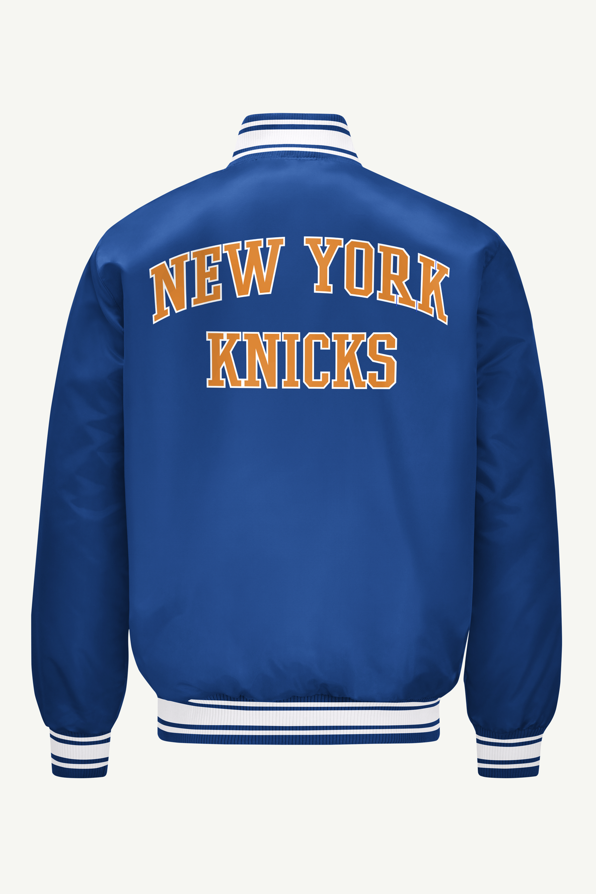 Starter Special Offer | MENS NEW YORK KNICKS PRINTED GRAPHIC BASKETBALL SATIN VARSITY JACKET