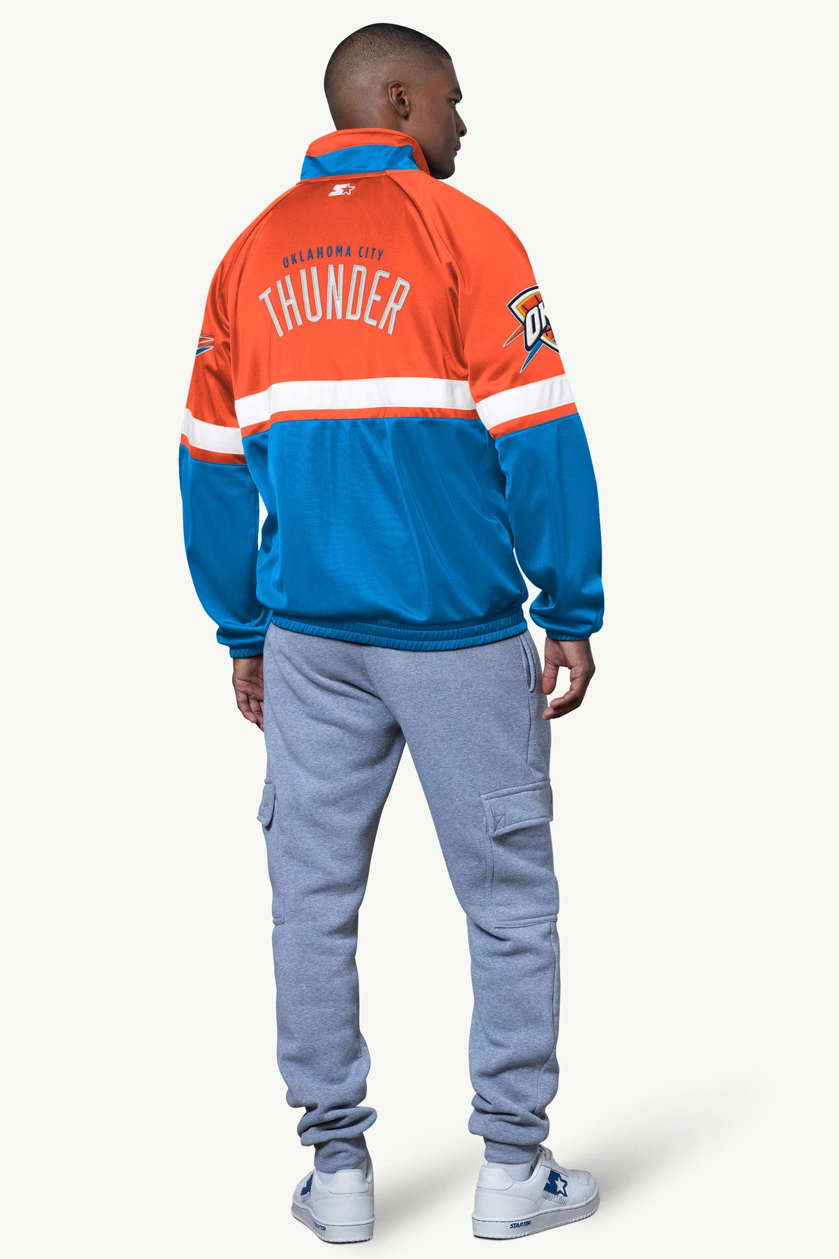 Starter Classic | MENS OKLAHOMA CITY THUNDER VETERAN TRACK JACKET