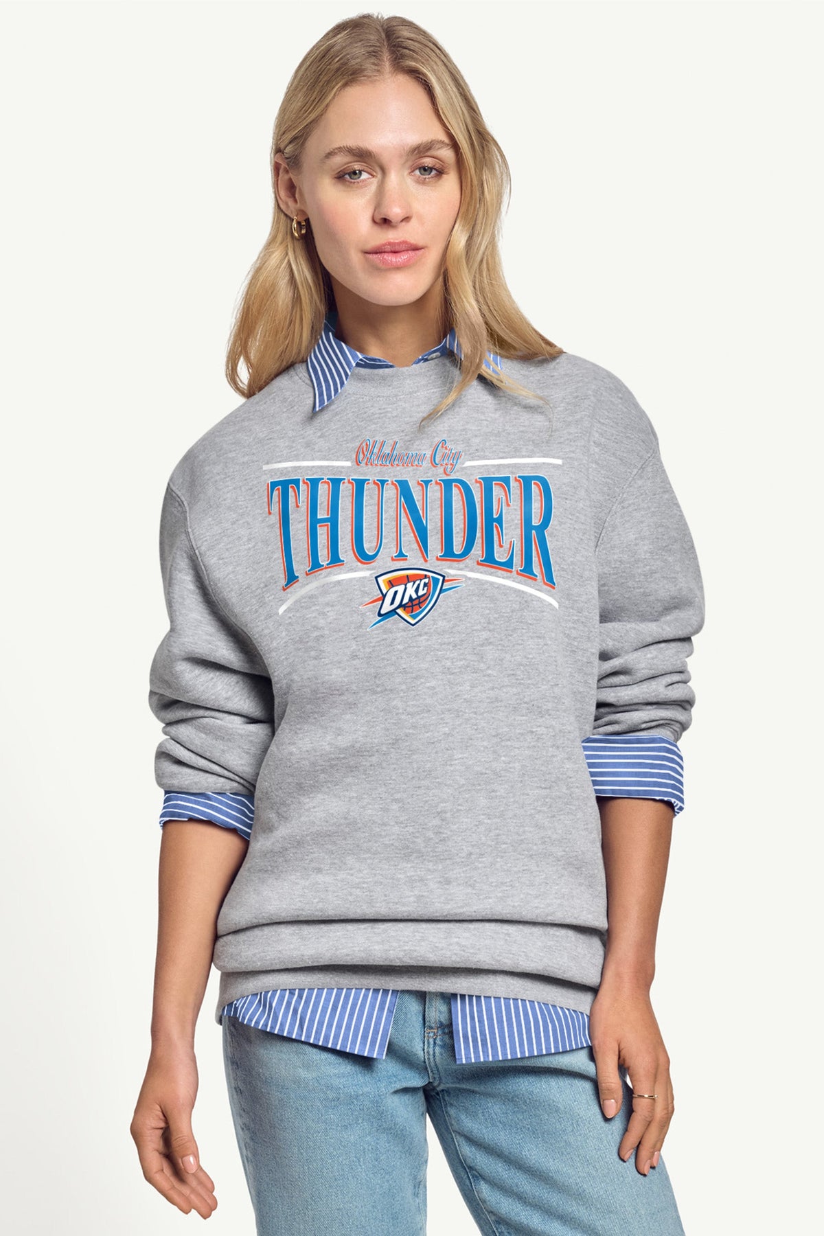 Starter Customer Favorite | WOMENS OKLAHOMA CITY THUNDER ARCH SWEATSHIRT