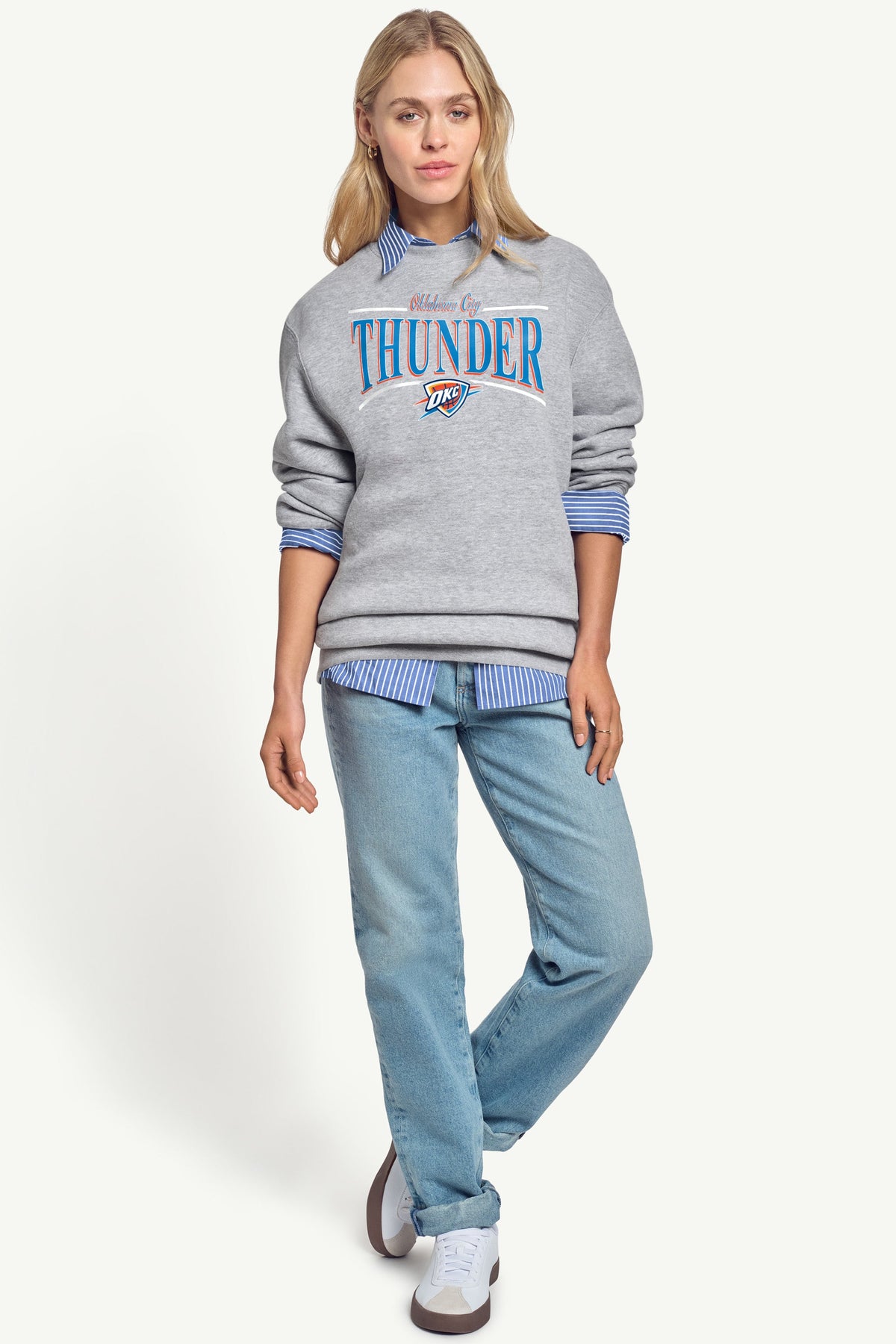 Starter Customer Favorite | WOMENS OKLAHOMA CITY THUNDER ARCH SWEATSHIRT