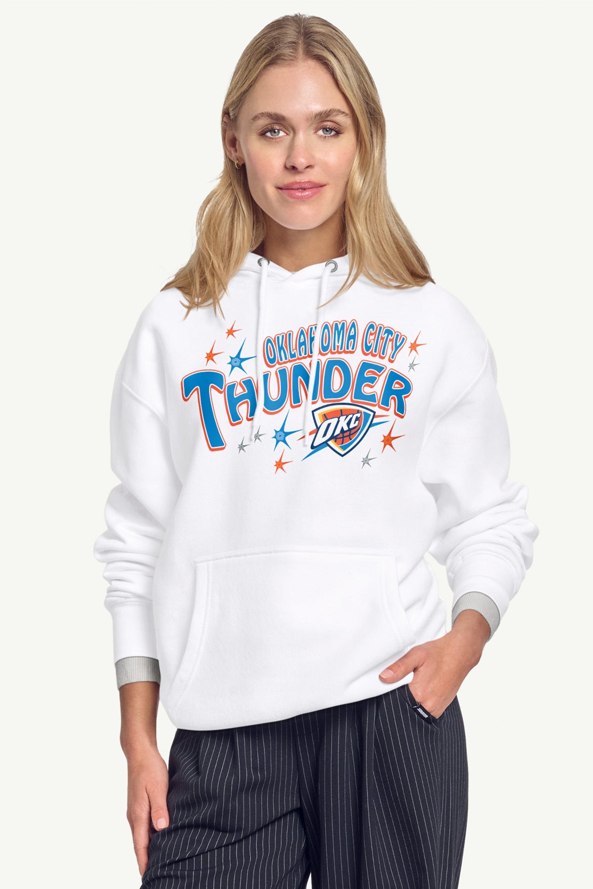 Starter Great Value | WOMENS OKLAHOMA CITY THUNDER FIREWORKS HOODIE