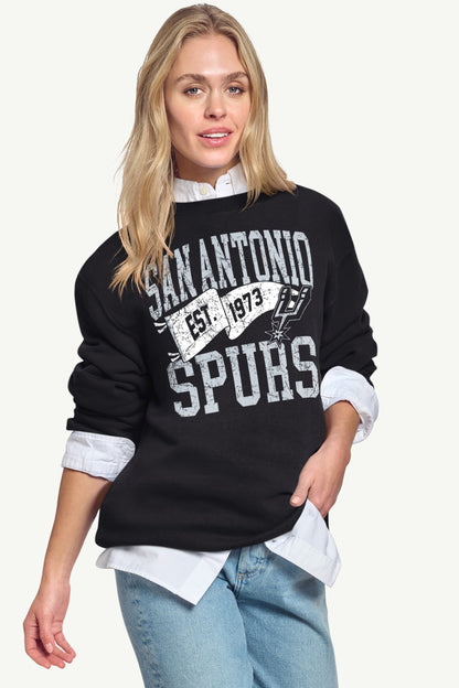 Starter Quality | WOMENS SAN ANTONIO SPURS PENNANT SWEATSHIRT