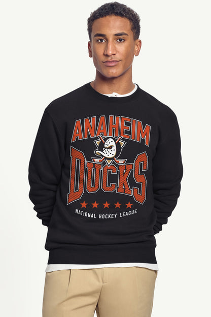 Starter Best Seller | MENS ANAHEIM DUCKS CENTER SQUEEZE SWEATSHIRT