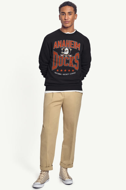 Starter Best Seller | MENS ANAHEIM DUCKS CENTER SQUEEZE SWEATSHIRT