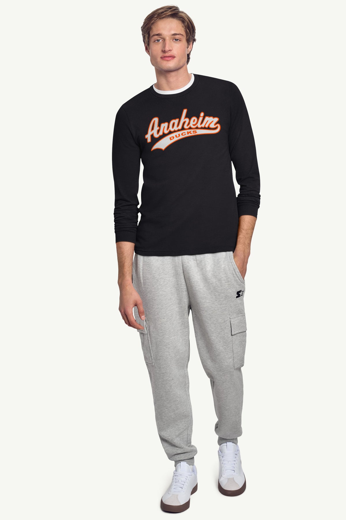 Starter Trending | MENS ANAHEIM DUCKS TAILSWEEP LONG SLEEVE T SHIRT
