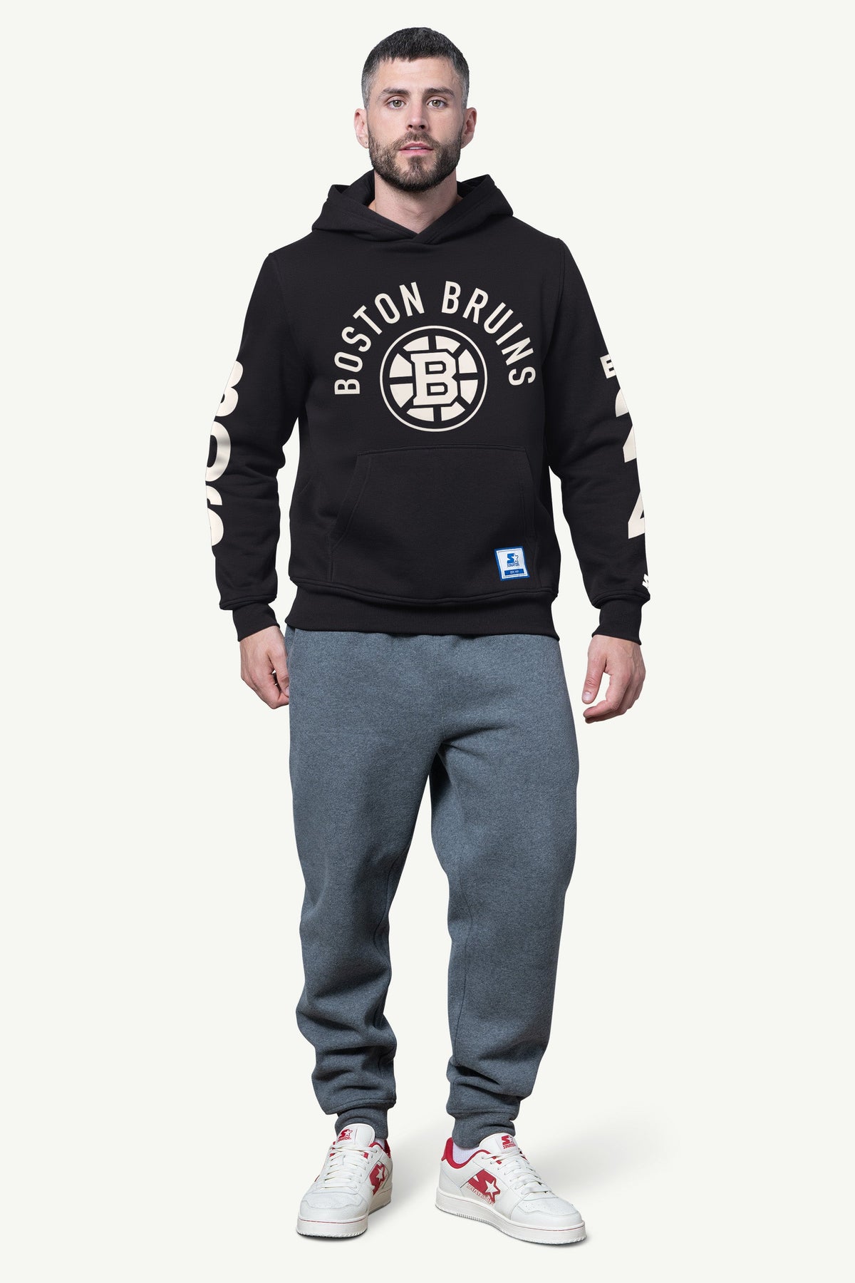 Starter New | MENS BOSTON BRUINS HANDOFF FLEECE HOODIE