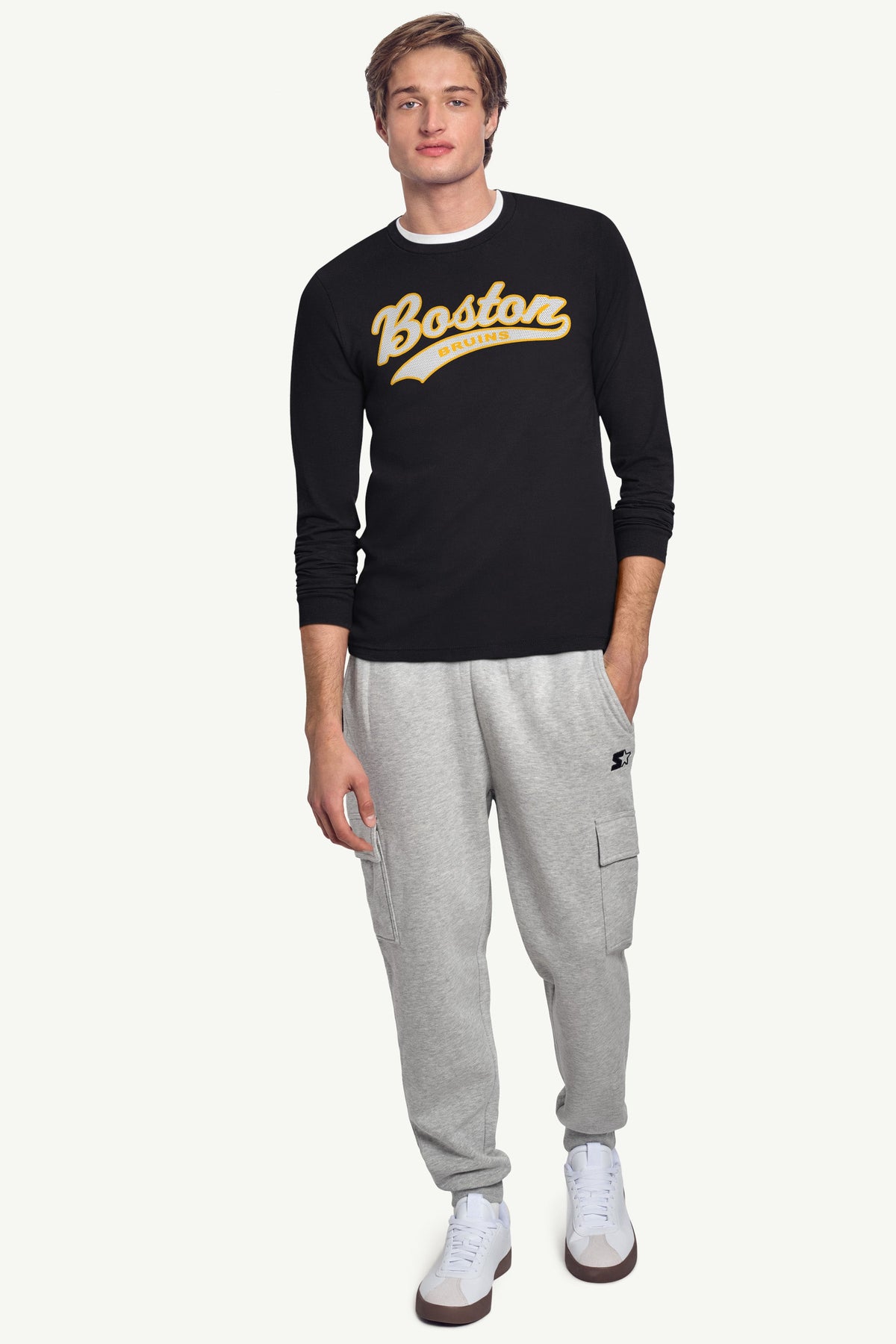 Starter Quality | MENS BOSTON BRUINS TAILSWEEP LONG SLEEVE T SHIRT