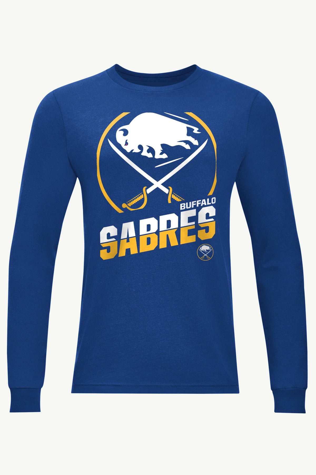 Starter Sale | MENS BUFFALO SABRES LOGO ZOOM LONG SLEEVE T SHIRT