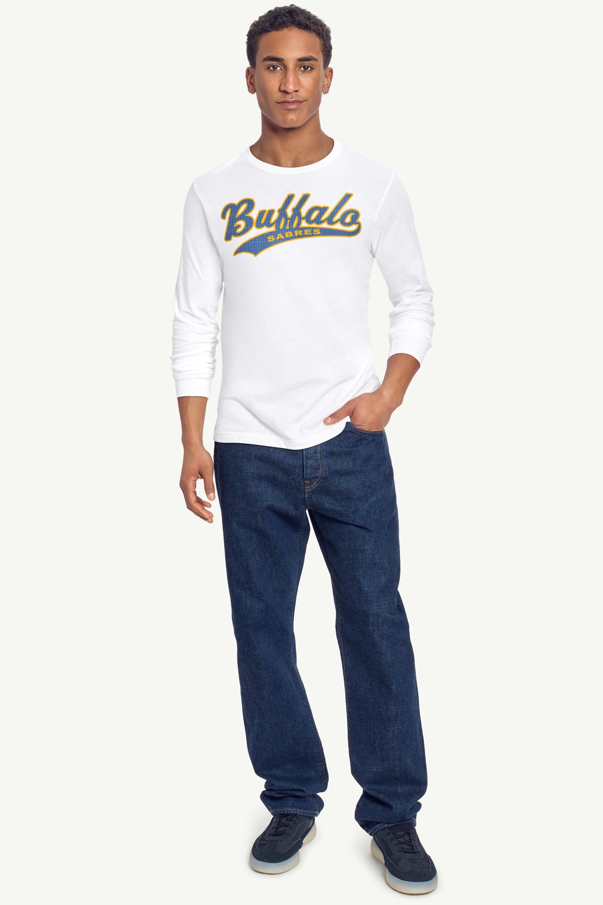 Starter Top Pick | MENS BUFFALO SABRES TAILSWEEP LONG SLEEVE T SHIRT