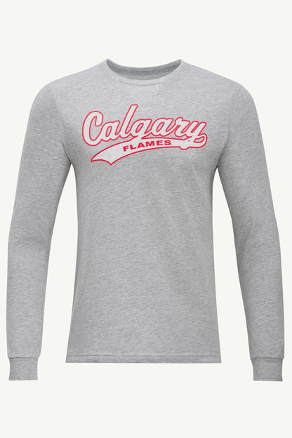 Starter Recommended | MENS CALGARY FLAMES TAILSWEEP LONG SLEEVE T SHIRT