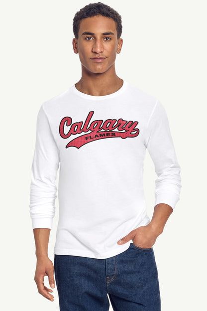 Starter Latest | MENS CALGARY FLAMES TAILSWEEP LONG SLEEVE T SHIRT