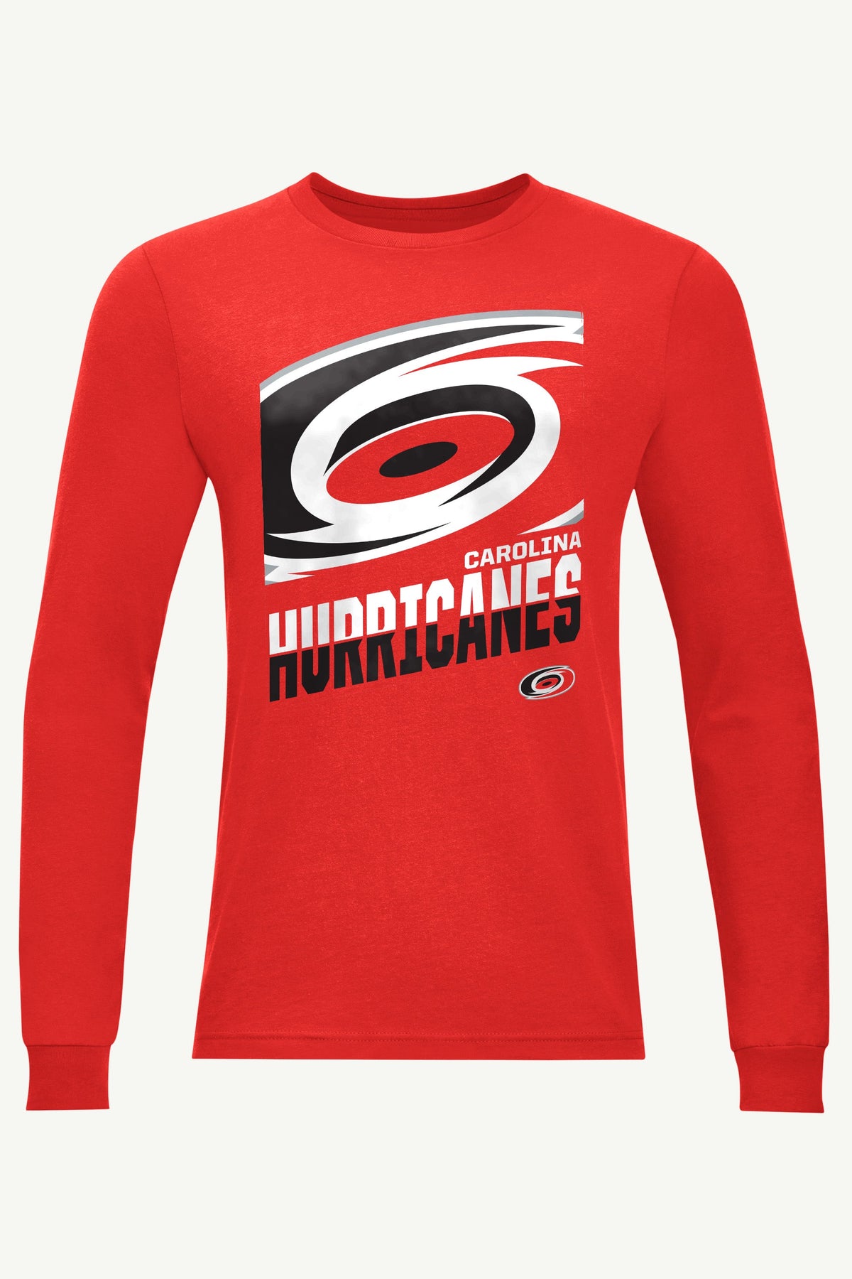 Starter Quality | MENS CAROLINA HURRICANES LOGO ZOOM LONG SLEEVE T SHIRT