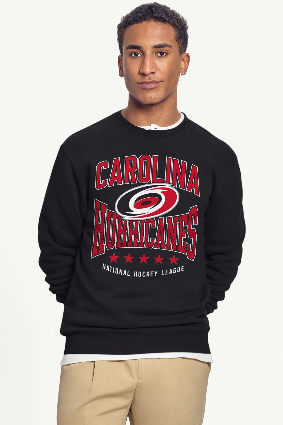Starter Featured | MENS CAROLINA HURRICANES CENTER SQUEEZE SWEATSHIRT