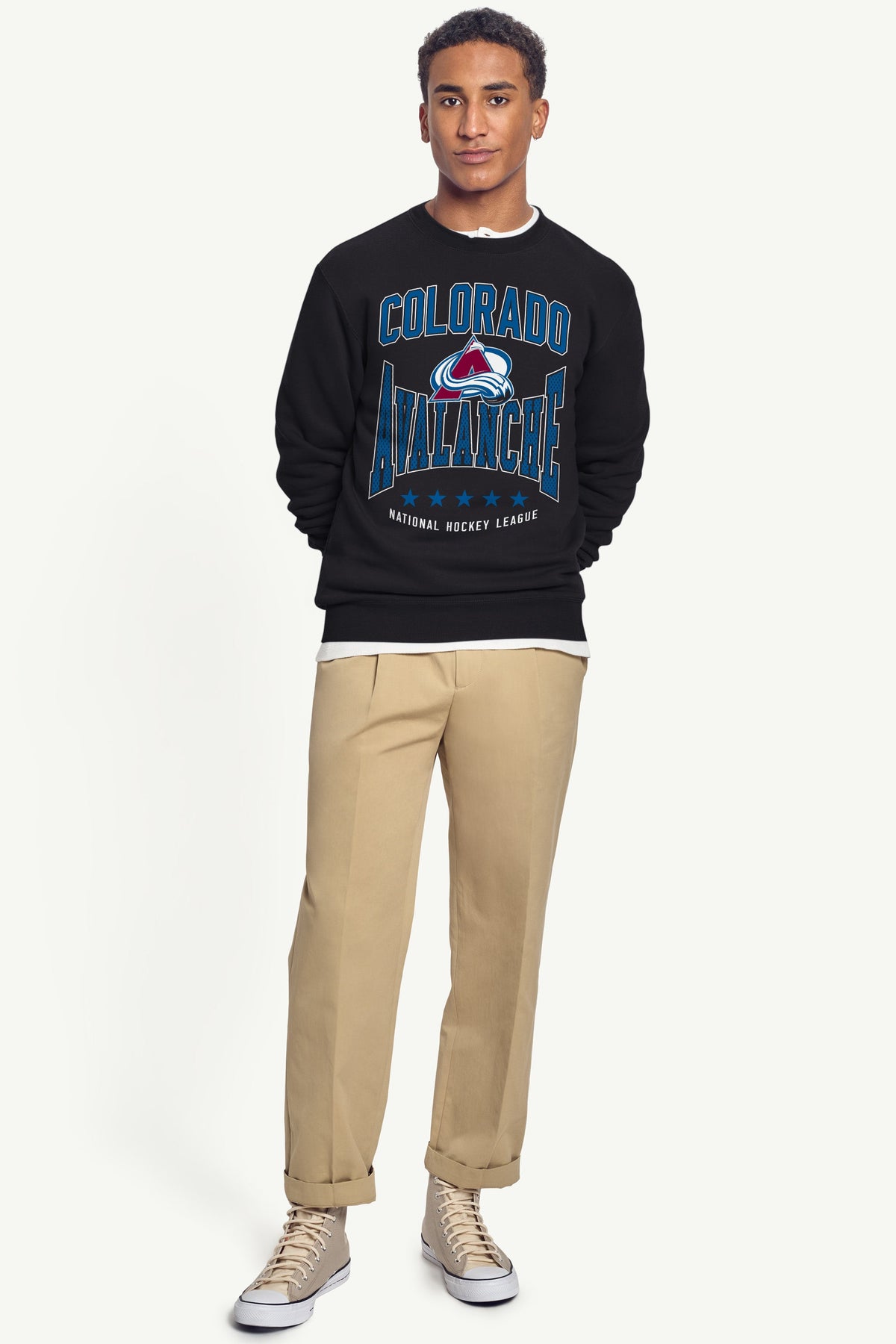 Starter Value | MENS COLORADO AVALANCHE CENTER SQUEEZE SWEATSHIRT