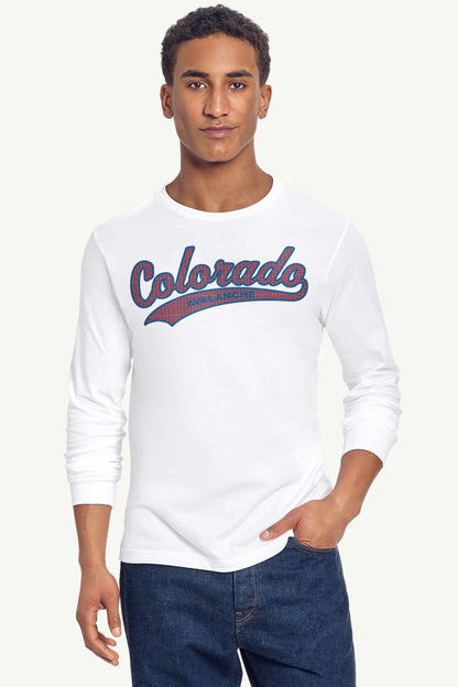Starter Discount | MENS COLORADO AVALANCHE TAILSWEEP LONG SLEEVE T SHIRT