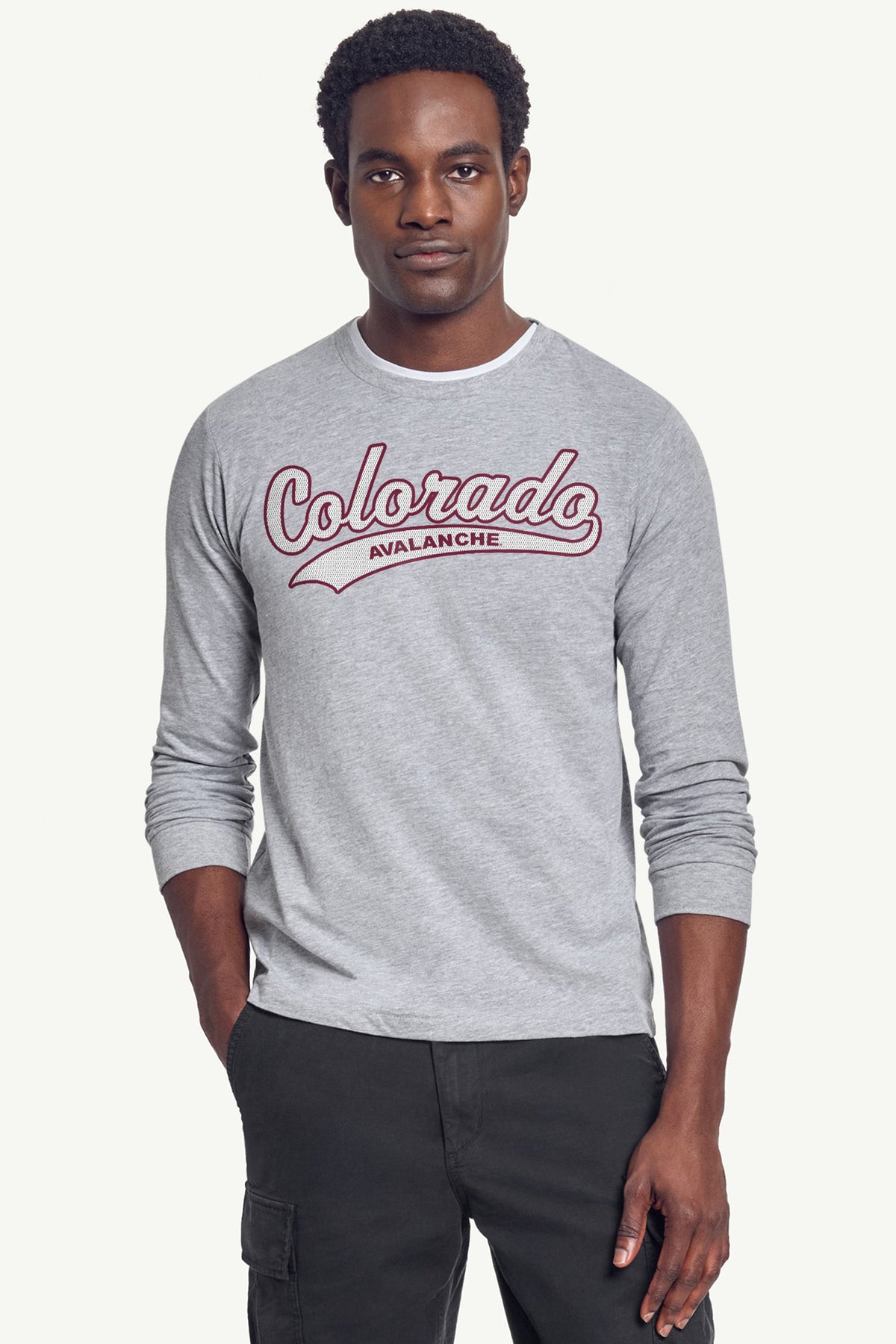 Starter Best Seller | MENS COLORADO AVALANCHE TAILSWEEP LONG SLEEVE T SHIRT