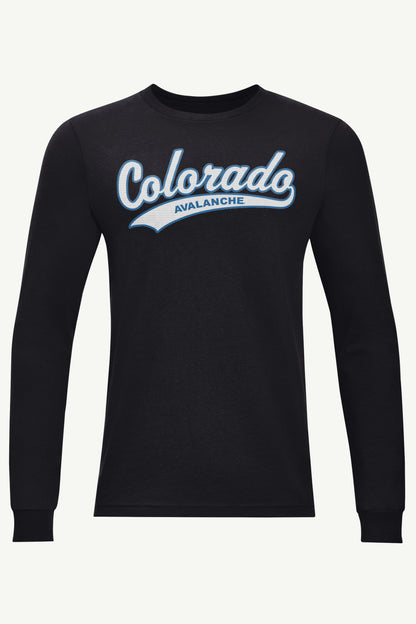 Starter Quality | MENS COLORADO AVALANCHE TAILSWEEP LONG SLEEVE T SHIRT