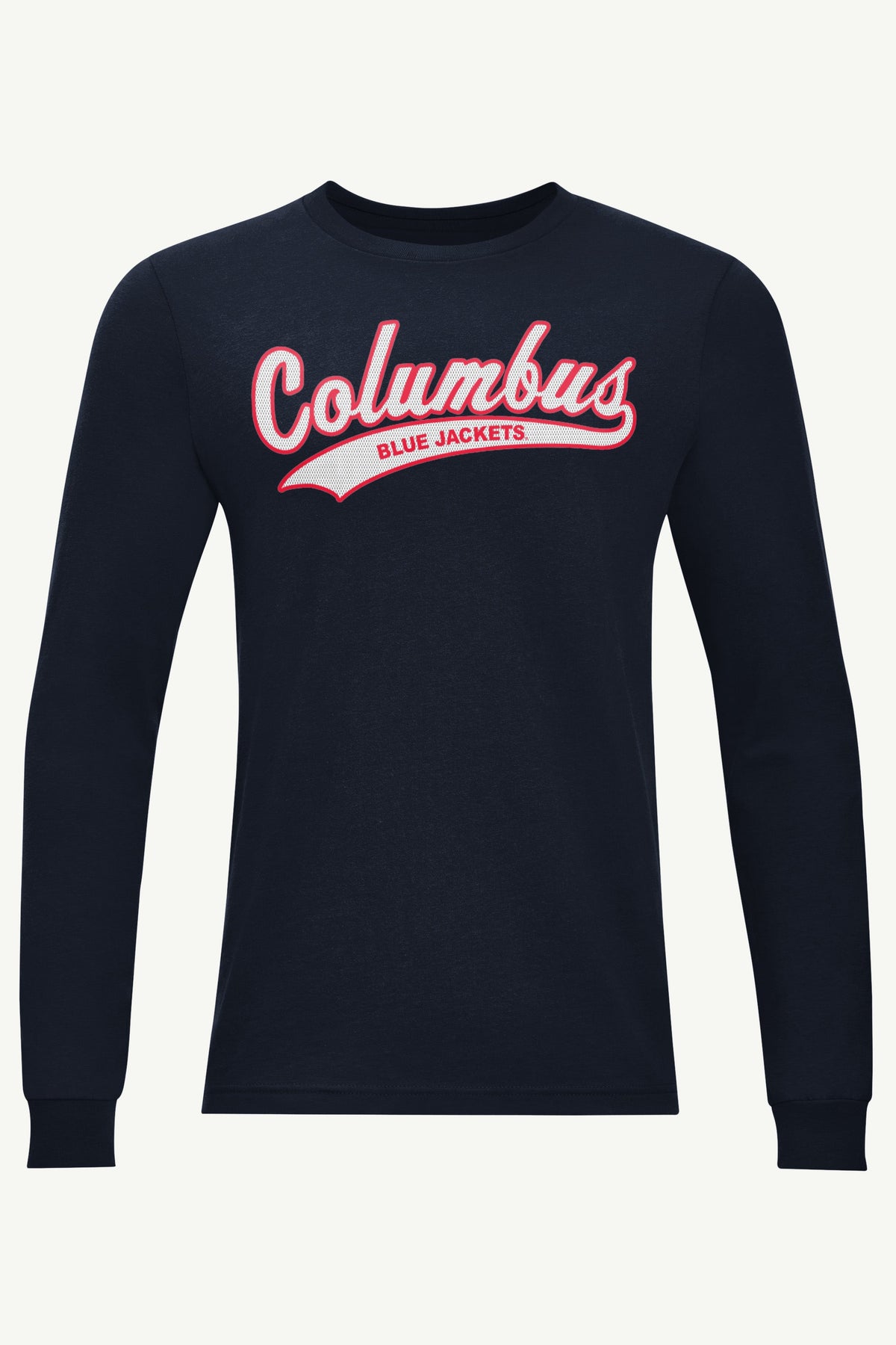 Starter Customer Favorite | MENS COLUMBUS BLUE JACKETS TAILSWEEP LONG SLEEVE T SHIRT