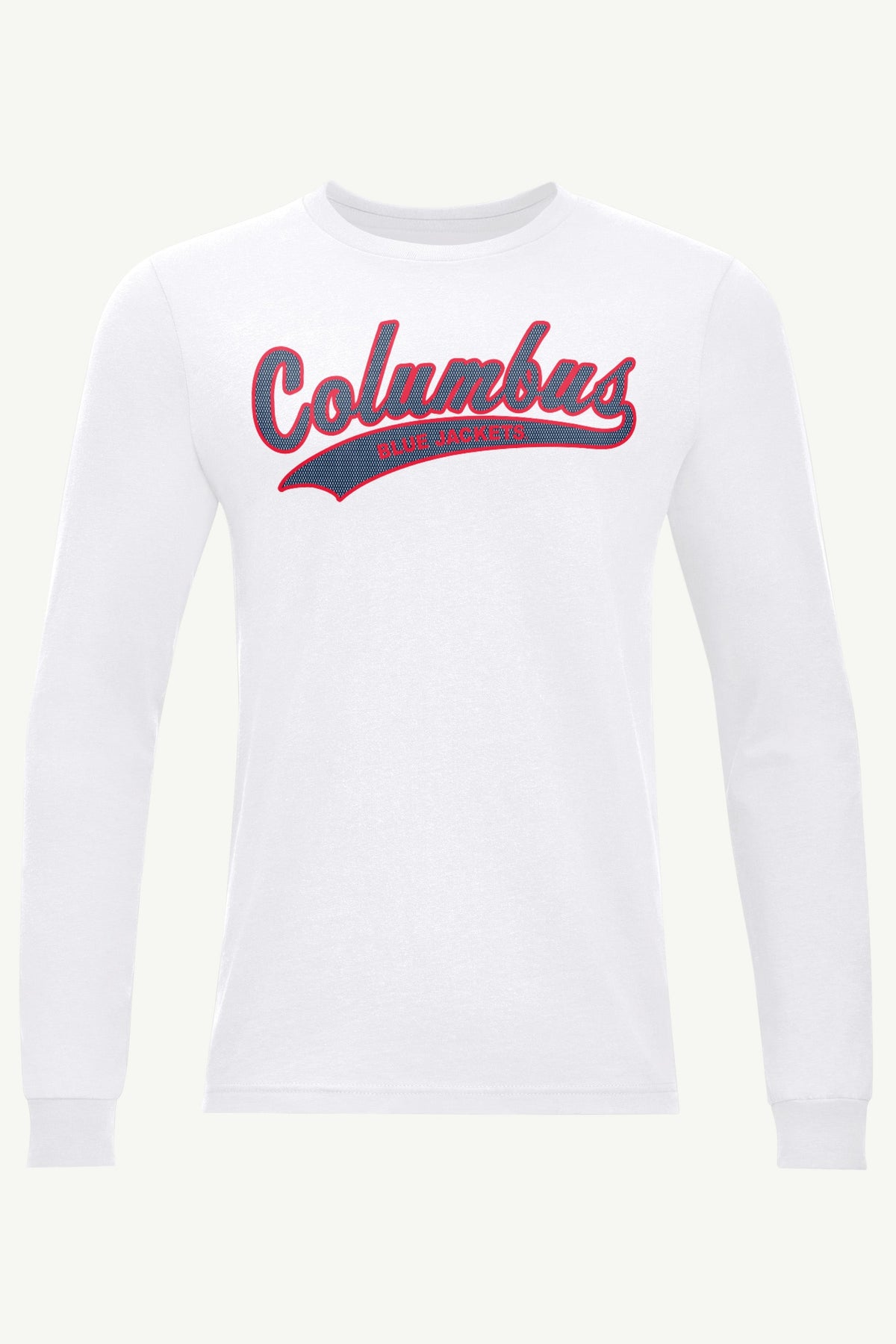 Starter Great Value | MENS COLUMBUS BLUE JACKETS TAILSWEEP LONG SLEEVE T SHIRT