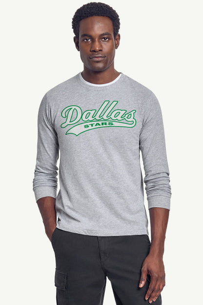 Starter Recommended | MENS DALLAS STARS TAILSWEEP LONG SLEEVE T SHIRT