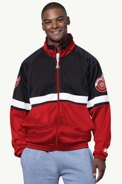 Starter Recommended | MENS DETROIT RED WINGS VETERAN TRACK JACKET