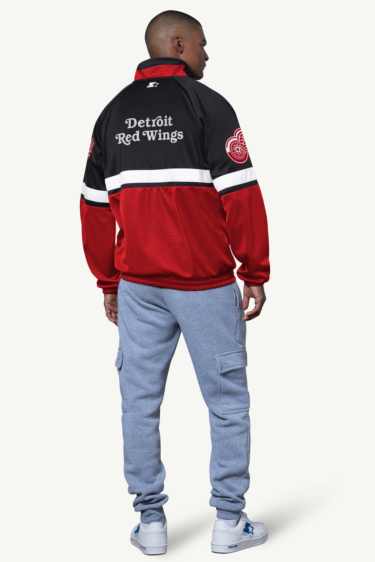 Starter Recommended | MENS DETROIT RED WINGS VETERAN TRACK JACKET