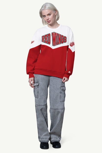 Starter Signature | WOMENS DETROIT RED WINGS CLUTCH HIT FLEECE